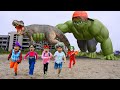 Dinosaur trex chase vs nick transformation  scary teacher 3d dinosaur funny in real life