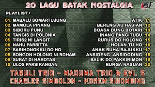 Kompilasi Lagu Batak Nostalgia Taruli Trio, Maduma Trio \u0026 Evi. S, Charles Simbolon, Korem Sihombing