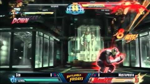 Battlefield Fridays 2.2 MvC3 - Seo vs Mustapusta