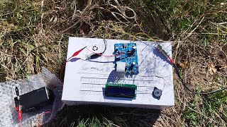 PI metal detector with a frame 1x1 meters