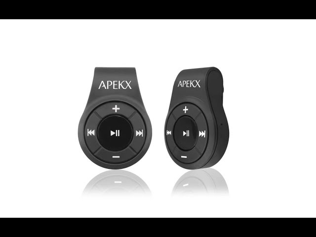 APEKX Clip Bluetooth Audio Adapter für Kopfhörer, Headset