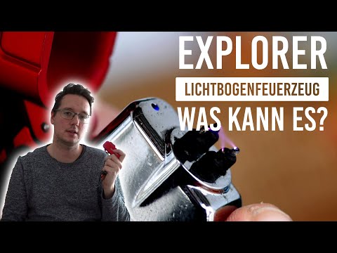 Explorer Lichtbogen Feuerzeug - Review - Taugt es für Outdoor? 
