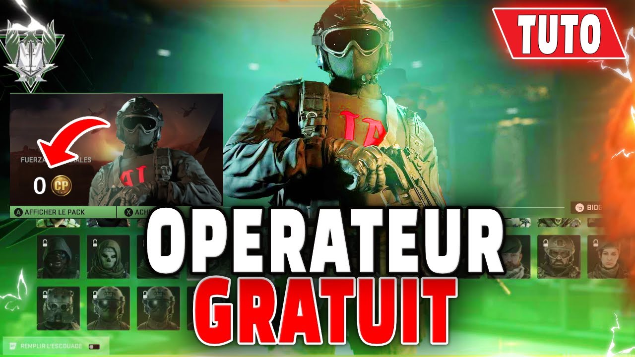 COMMENT AVOIR LE NOUVEAU SKIN GAZ GRATUIT SUR WARZONE 2/MW2 (Skin