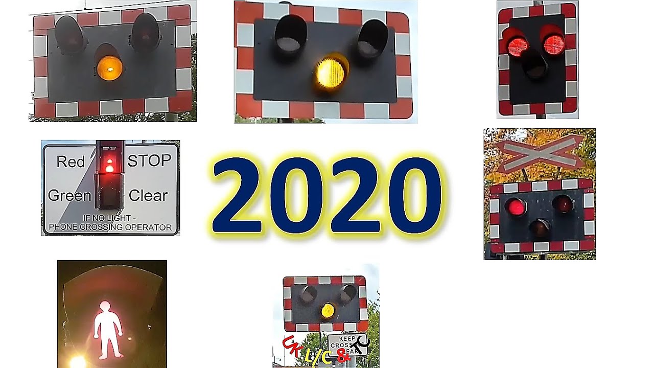 Level Crossings and Trains in 2020 - End of Year Compilation