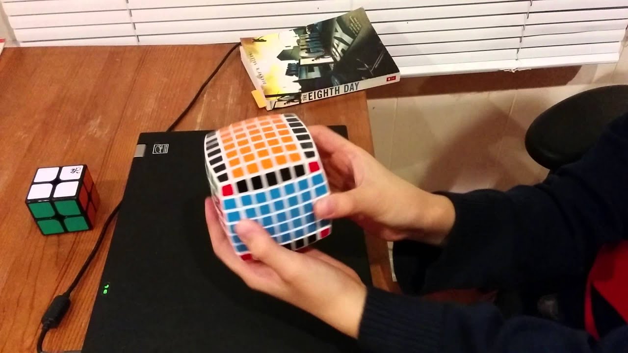 How to make flower pattern on 7x7 Rubik's cube YouTube