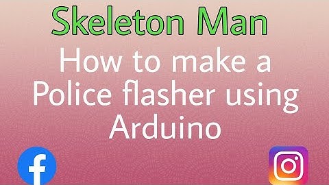 How to make a POLICE FLASHER using arduino uno