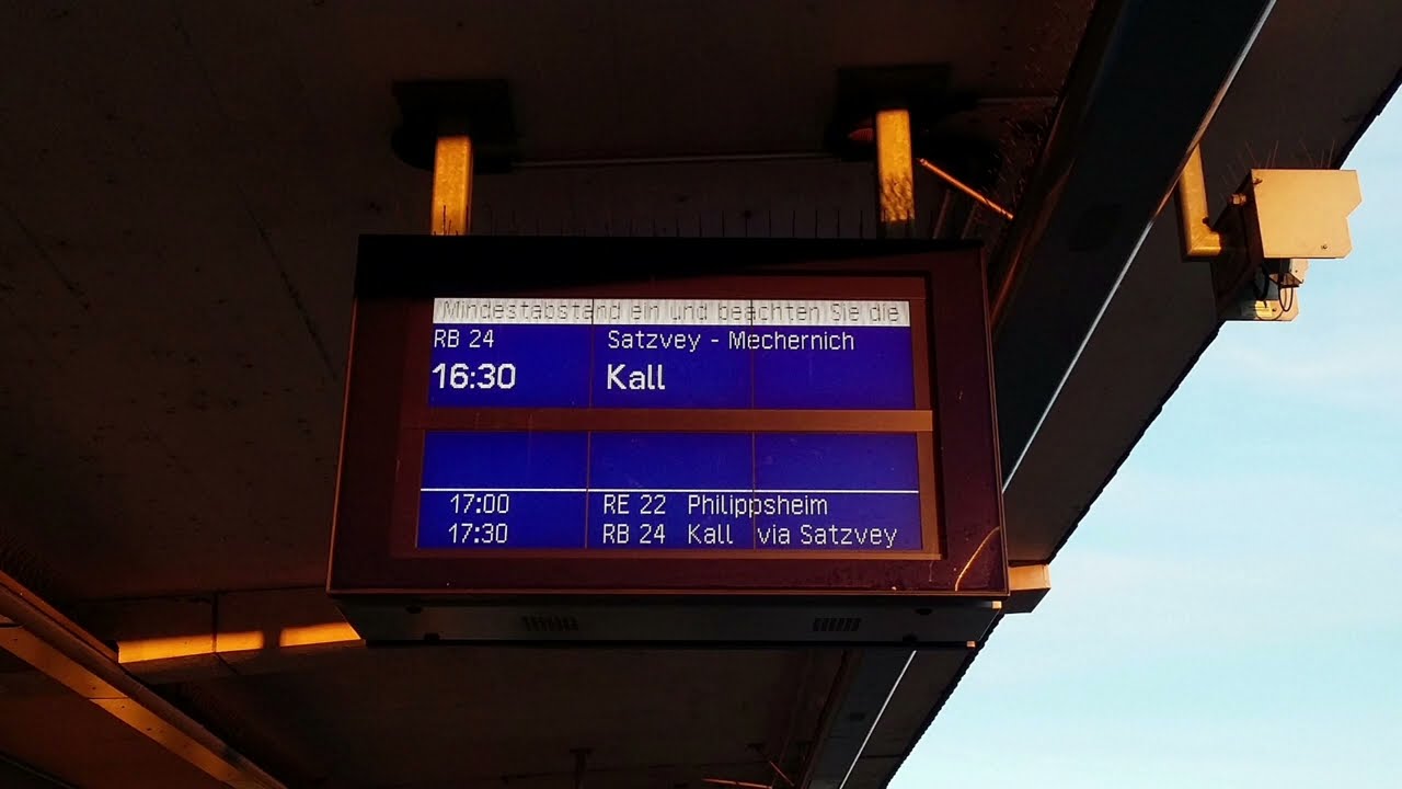 Bahnsteigansagen (Blechelse) Bonn Bad Godesberg & Euskirchen [IRIS+]