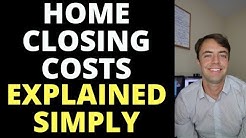 Closing Costs On Buying A House (Explained Simply) 