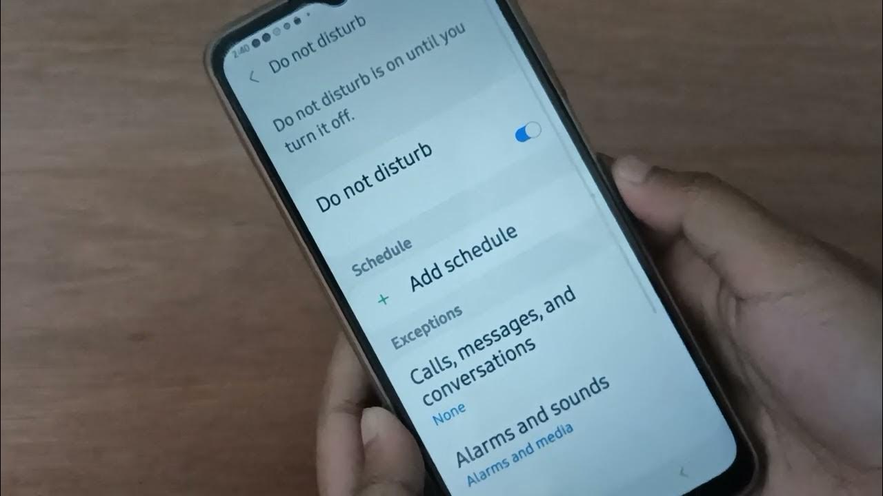 how to turn off do not disturbed on samsung galaxy Ao3 core, samsung