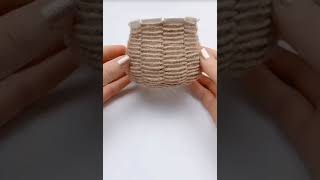 how to turn a simple plastic cup to a beautiful flower vase|| كيف تصنع مزهرية من كأس بلاستيكي