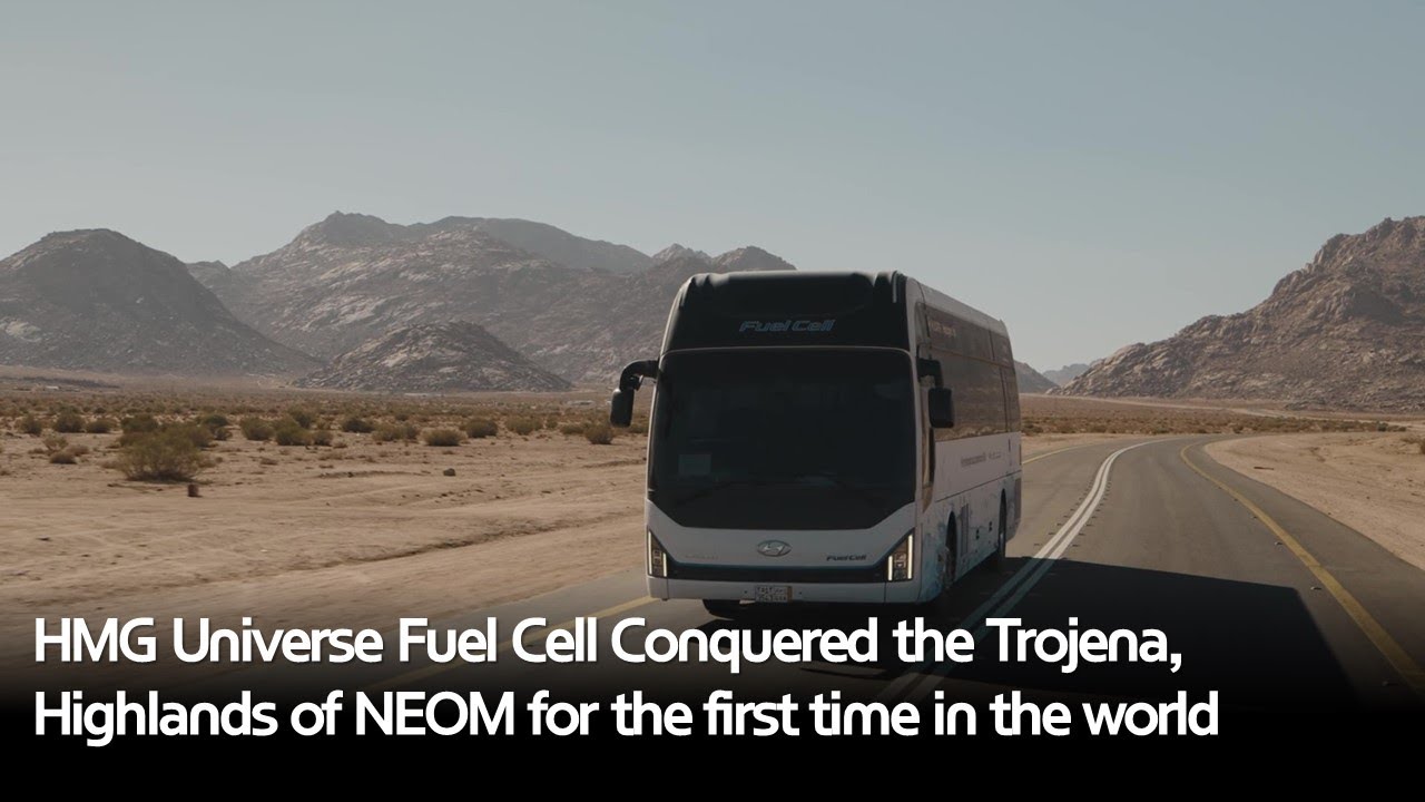 HMG Universe Fuel Cell Conquered the Trojena, Highlands of NEOM for the first time in the world