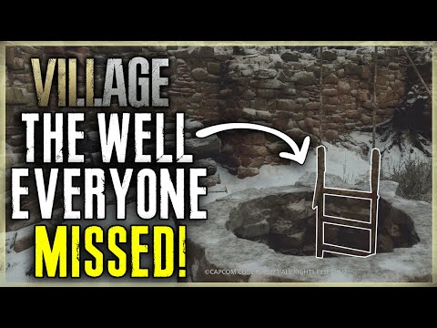 MOST PEOPLE MISSED THIS WELL IN RESIDENT EVIL 8 VILLAGE - LARGE PIGEON BLOOD RUBY TREASURE FOUND RE