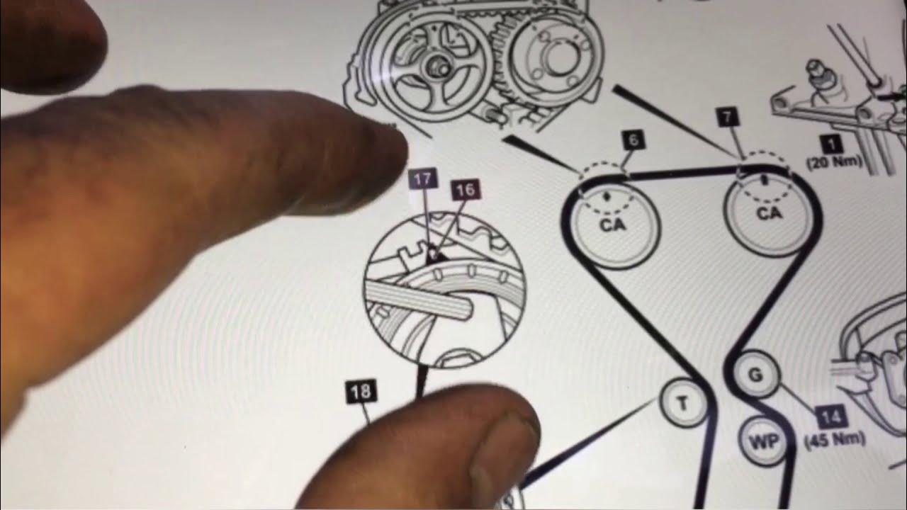 How to replace a cambelt on a mk2 megane 1.6l vvt YouTube