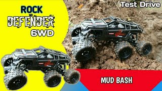 Azka Bermain Mobil Remote Control Mud Racing Truck 6WD Rock Defender Offroad 6 Roda