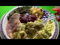 ASMR Eating A Holiday Dinner (Extreme smacking sounds/no talking)