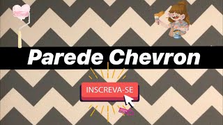 Como fazer uma Parede Chevron - Direto na Parede - Sem Complicações - DIY - Faça você mesmo!