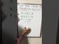 Solving an equation tips and tricks #maths #education #mathstricks #mathematics #tips
