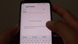 Learn how you can block spam text messages using phrase on samsung
galaxy s8. follow us twitter: http://bit.ly/10glst1 like facebook:
http://o...