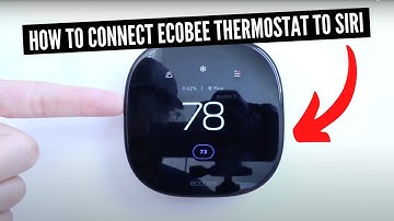 How To Connect Ecobee Smart Thermostat Premium To Siri & Homekit