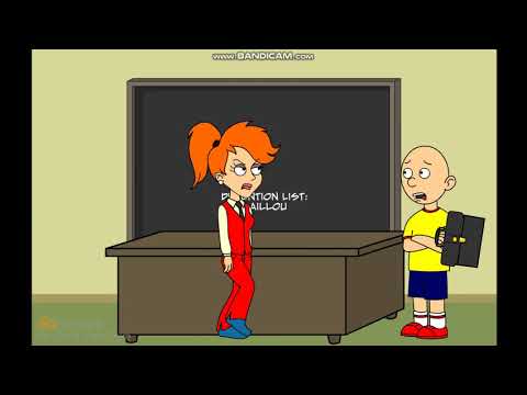 Caillou Gets Arrested At School