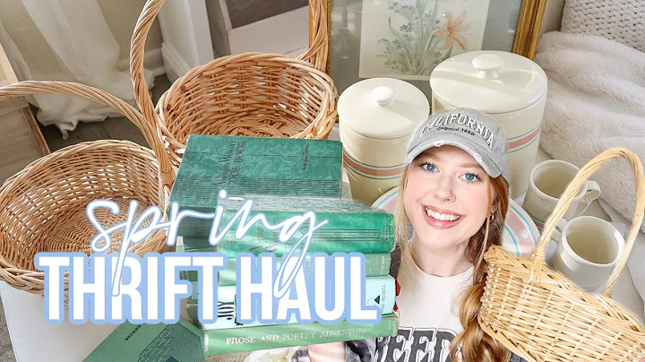 SPRING THRIFT HAUL  | vintage cottage thrift finds...