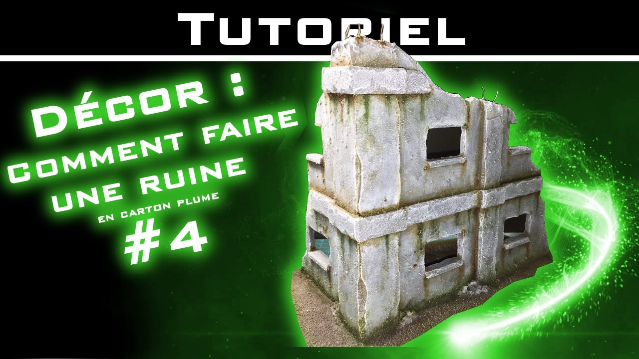 Tutoriel Décor Comment Faire Une Ruine En Carton Plume 04 Youtube