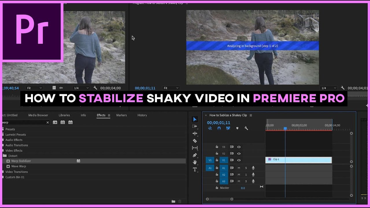 how to stabilize video in premiere pro
