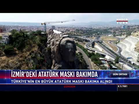 İzmir'deki Atatürk Maskı bakımda