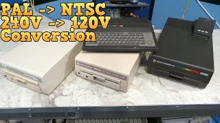 Commodore C116 and drive repair, 240V to 120V conversion