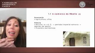 Raquel Rodríguez Parada: Os nomes das adegas e dos viños do Ribeiro - V Xornada de Onomástica Galega