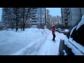 На сноуборде по Москве