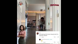 Jason Ralph, anything you can report to us about Superman Legacy? We won’t tell Rachel anything.