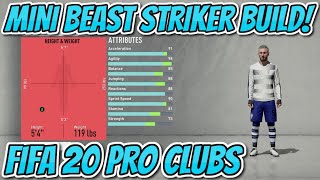 MY BEST 5'4 STRIKER BUILD in FIFA 20 Pro Clubs!