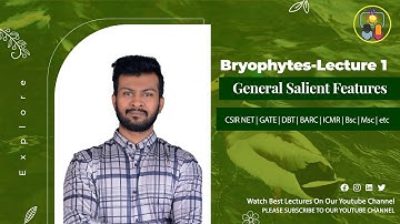 General Characters of Bryophytes | Bryophytes Lecture-1 | Diversity | By Shantanu Kolhe