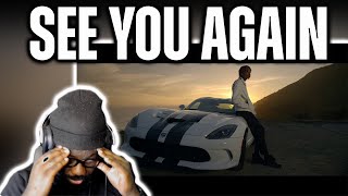 This Was Too Much!* Wiz Khalifa  See You Again ft. Charlie Puth (Reaction)
