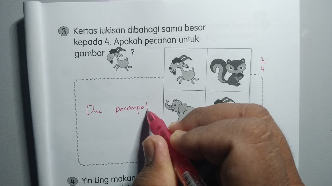 Buku Aktiviti Matematik Jilid 2 Tahun 1 Muka Surat 7 Kpm Youtube