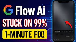 Google Flow 99% Stuck Problem Solved | How to Fix Google Flow AI 99% Stuck Problem