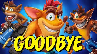 Goodbye Crash Bandicoot