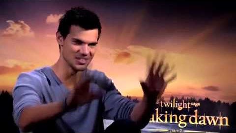 Breaking Dawn P2 Press Junket - Robert, Kristen and Taylor Interview with The Hot Hits (Australia)