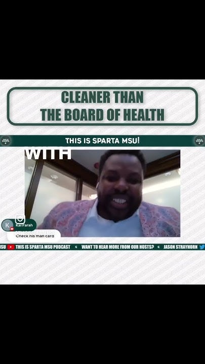 Cleaner Than The Board Of Health Michigan State Football & NFL Jehuu Caulcrick cleaner than the board of