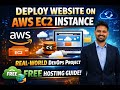 Deploy Website on AWS EC2 Instance | Real-World DevOps Project | Free Hosting Guide #cloud