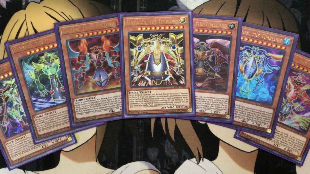 My Timelord Yugioh Deck Profile for July 2018
