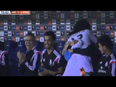 Marcelo Crazy celebration with James Rodriguez | Cornella vs Real Madrid Copa del Rey