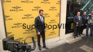 David Beckham at Breitling's flagship store on June 27, 2...
