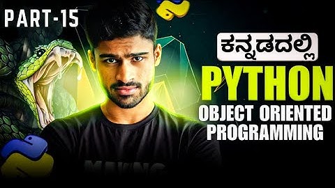 Python in Kannada - Object Oriented Programming Introduction | Zero To Hero Full Course - #15