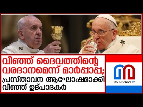 വൈന്‍ ദൈവത്തിന്റെ വരദാനമെന്നും യഥാര്‍ത്ഥ ആനന്ദത്തിന്റെ ഉറവിടമെന്നും മാര്‍പ്പാപ്പ | Pope Francis