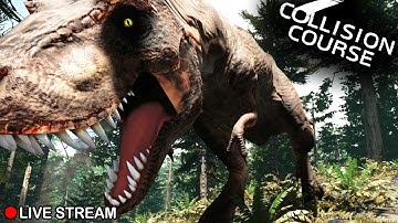 🔴LIVE: Dino Survival game Collision Course!