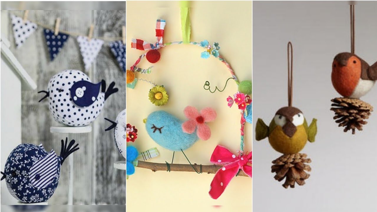 ideas de palomas de tela para muchas  decoraciones 🕊️🐦
