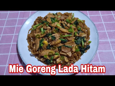 Mie Gepeng Goreng Lada Hitam