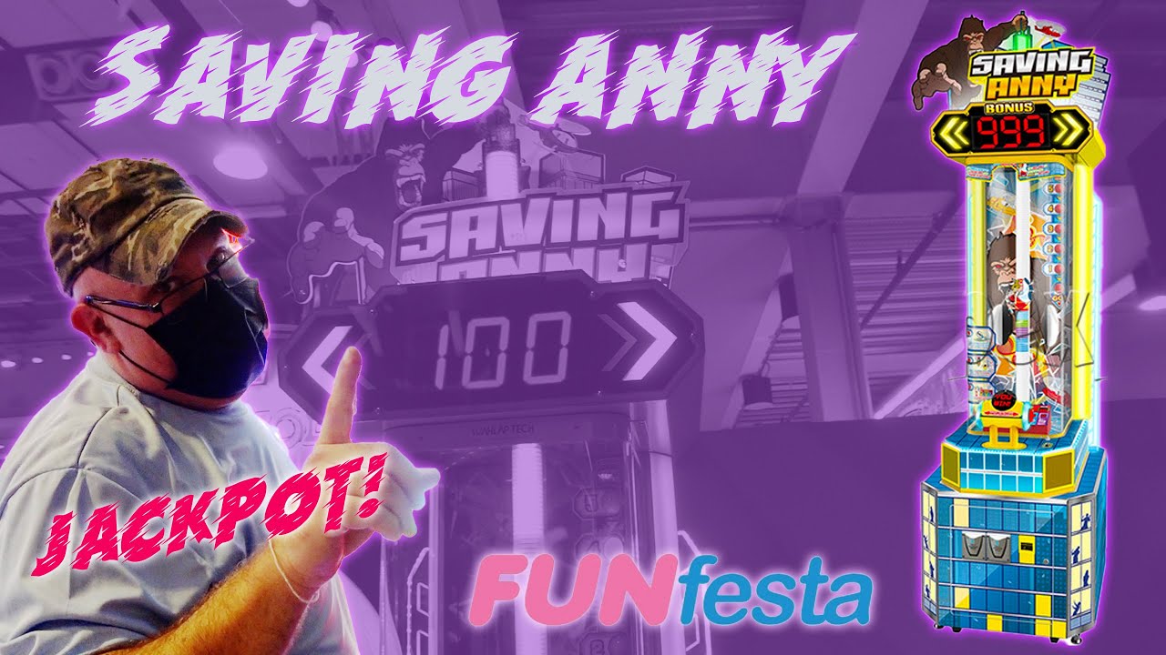 ลุ้นระทึกช่วยชีวิต Anny ตกจากตู้เกมคิงคอง | Saving Anny | FUNfesta | Fashion Island มีนบุรี กรุงเทพ
